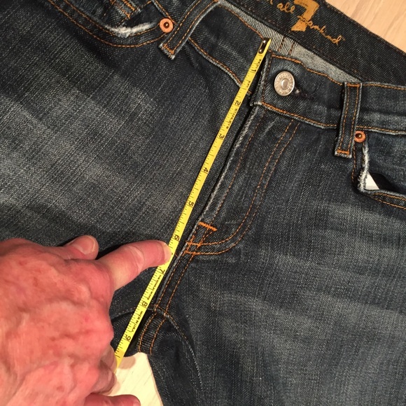 Seven for All Man Kind sparkle pocket HOT denim 28 - Picture 3 of 11